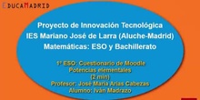 Moodle: Cuestonario. Potencias elementales