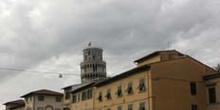 Vista de la Torre de Pisa desde la ciudad