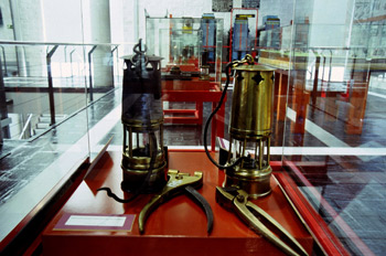 Lámparas de seguridad tipo Marsaut, Museo de la Minería y de la