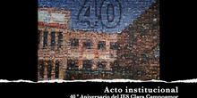 Acto institucional 40º Aniversario IES Clara Campoamor