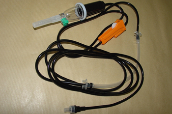 Sistema de bomba de infusión opaco