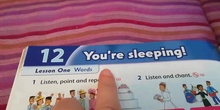 Unit 12: You´re Sleeping! (Vocabulary)