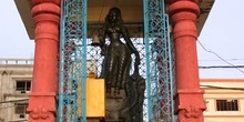 Altar dedicado a una diosa hindú