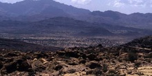 Paisaje en la ruta de acceso a Shahara, Yemen