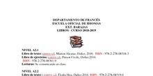 libro francés 2018 2019 rectificación