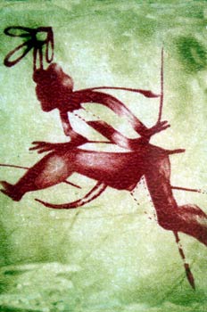 Pintura rupestre, Cueva de la Saltadora, Castellón