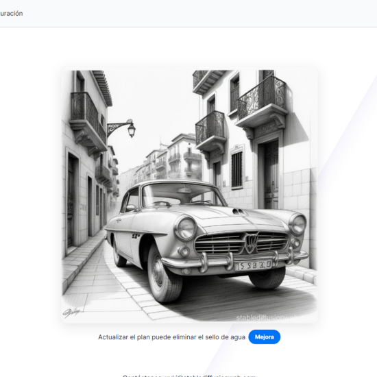 Interfaz de Stable Diffusion