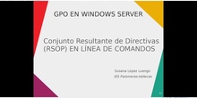 Comando gpresult. AD Windows Server