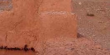 Adobe realizado con piedra y paja, Marruecos