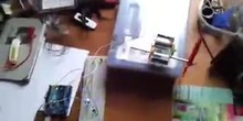 ARDUINO control de un motor con luz