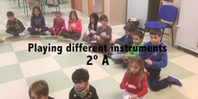 Diferentes instrumentos 2ºA