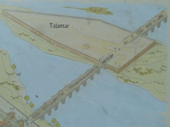 Puente romano de Mérida (esquema)