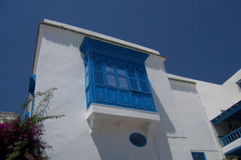 Balcón, Sidi Bou Said, Túnez