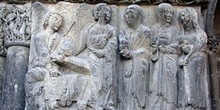 Relieve de la fachada de la Iglesia de San Miguel, Estella, Nava