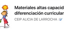 Altas capacidades y diferenciación curricular