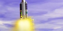 Despegue de un cohete espacial