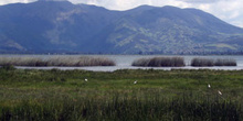 Laguna de San Pablo en Otavalo, Ecuador