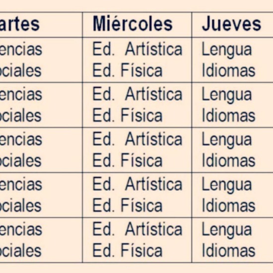HORARIOS EDUCLAN