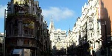 Vista de la Gran Vía, Madrid