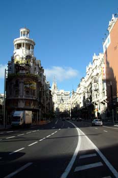 Vista de la Gran Vía, Madrid