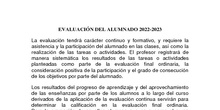 Evaluación 2022-2023