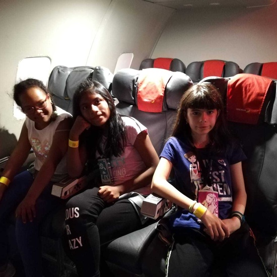 LAS CHICAS Y CHICOS DE AMPARO DISFRUTANDO EN MICRÓPOLIX 7