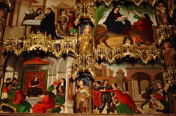 Detalle del Retablo Mayor Colegiata de Bolea, Huesca