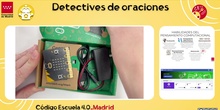 Detectives de oraciones con Micro:Bit 4º