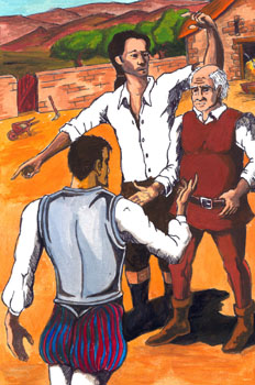 Juan, Crespo y el capitán