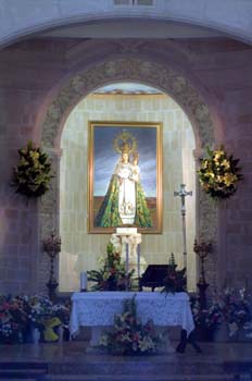 Imagen de la Virgen de las Viñas, Santuario Virgen de las viñas,