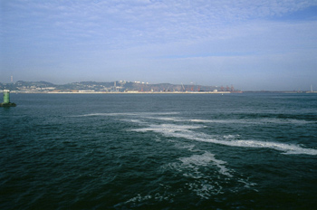 Vista general del puerto de El Musel, Gijón, Principado de Astur