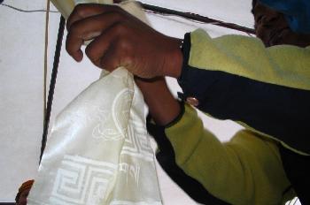 Bufanda de bienvenida o despedida