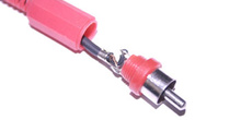 Conector RCA. Detalle de conexión