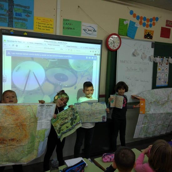 Orientamos el plano con ayuda de la brújula 25