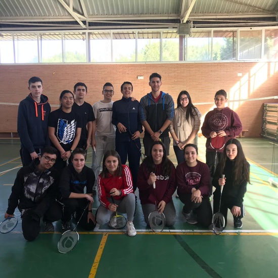 CAMPEONATOS ESCOLARES. Equipo de bádminton