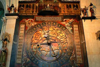 Reloj astronómico medieval, Muenster, Alemania