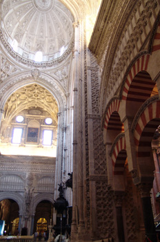 Interior de la Catedral de Córdoba, Andalucía