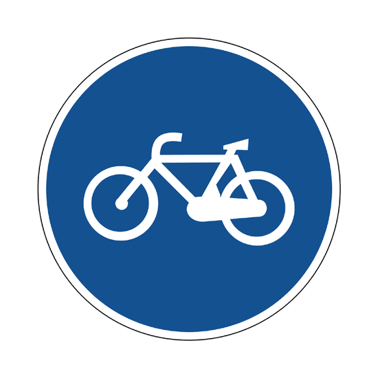 Camino reservado para ciclos