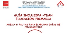 Anexo 3. Pautas para elaborar una guía de pensamiento