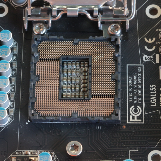 Zócalo 1155 pines procesadores Intel i3/i5/i7 sin deteriorar