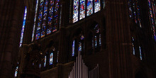 órgano y vidrieras, Catedral de León, Castilla y León