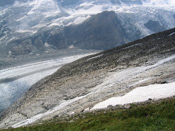 Glaciar de Glossglockner, detalle