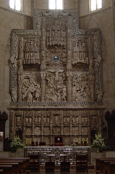 Altar mayor de la Catedral de Huesca