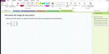 2Bto - 01 - Matrices - 17 - Discusión del rango con el método de Gauss