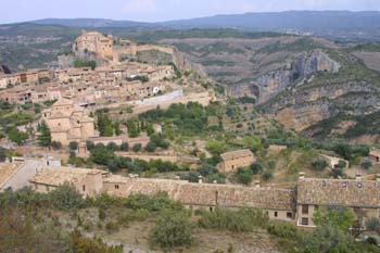 Vista general de Alquézar, Huesca