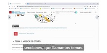 Aula virtual La clase de Música