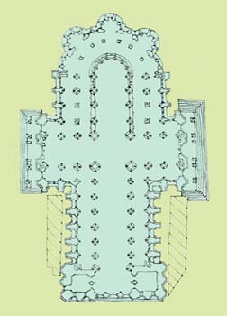 Planta de una iglesia