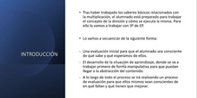 Explicación situación aprendizaje divisiones