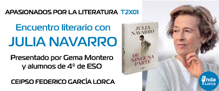 Encuentro Literario con Julia Navarro en Onda Lorca