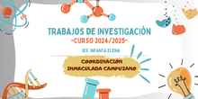 Trabajos de investigación en Bachillerato 2024-25